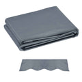 Outsunny Replacement Awning Cover for 4x3m Retractable Sun Shade Canopy in UV 50+ Polyester, Grey