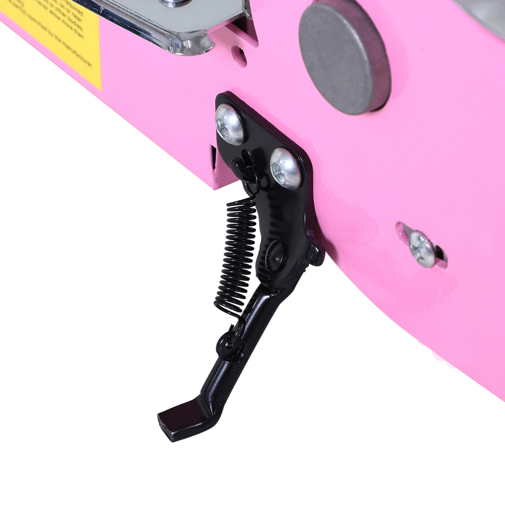 Folding Electric Scooter with Saddle, 2 Wheels and Adjustable Handlebar, Children 7-12 Years, 75x37x98cm, Pink