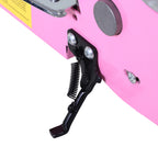 Folding Electric Scooter with Saddle, 2 Wheels and Adjustable Handlebar, Children 7-12 Years, 75x37x98cm, Pink