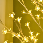 180cm Tall Birch Tree with 180 LED Lights and 3 Brightness Levels for Indoor and Outdoor Use, White