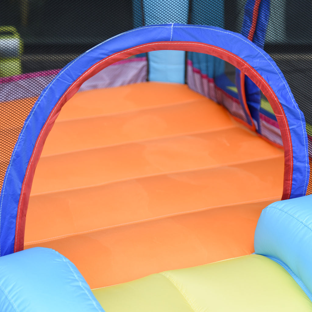 Giant Bouncy Castle for Kids Ages 3-8 with Slide, Pool and Inflator 3.6x1.75x1.8m