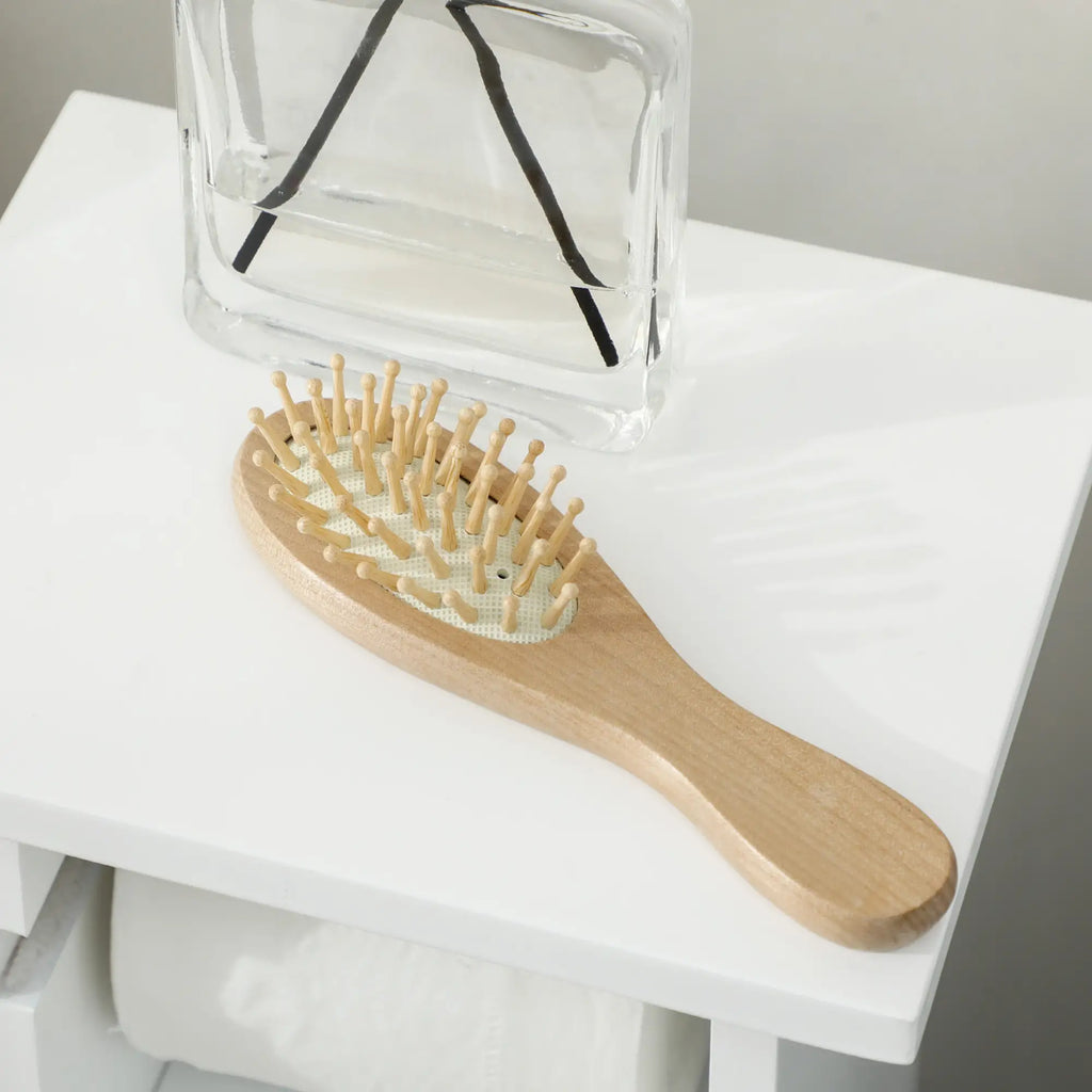 Bathroom Cabinet with Toilet Paper Holder and MDF Wood Cabinet, 21.5x17.8x66.5cm, White