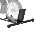 Motorcycle Wheel Chock, 14-Level Adjustable Bracket for Wheels Ø34-84 cm, Black