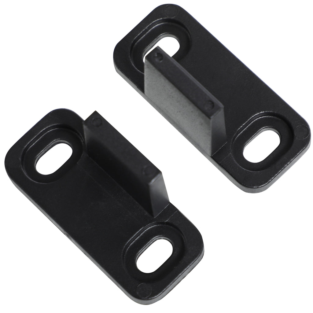 Steel Sliding Door Kit with Tracks, Stoppers and Guides, 200x40x0.6 cm, Black