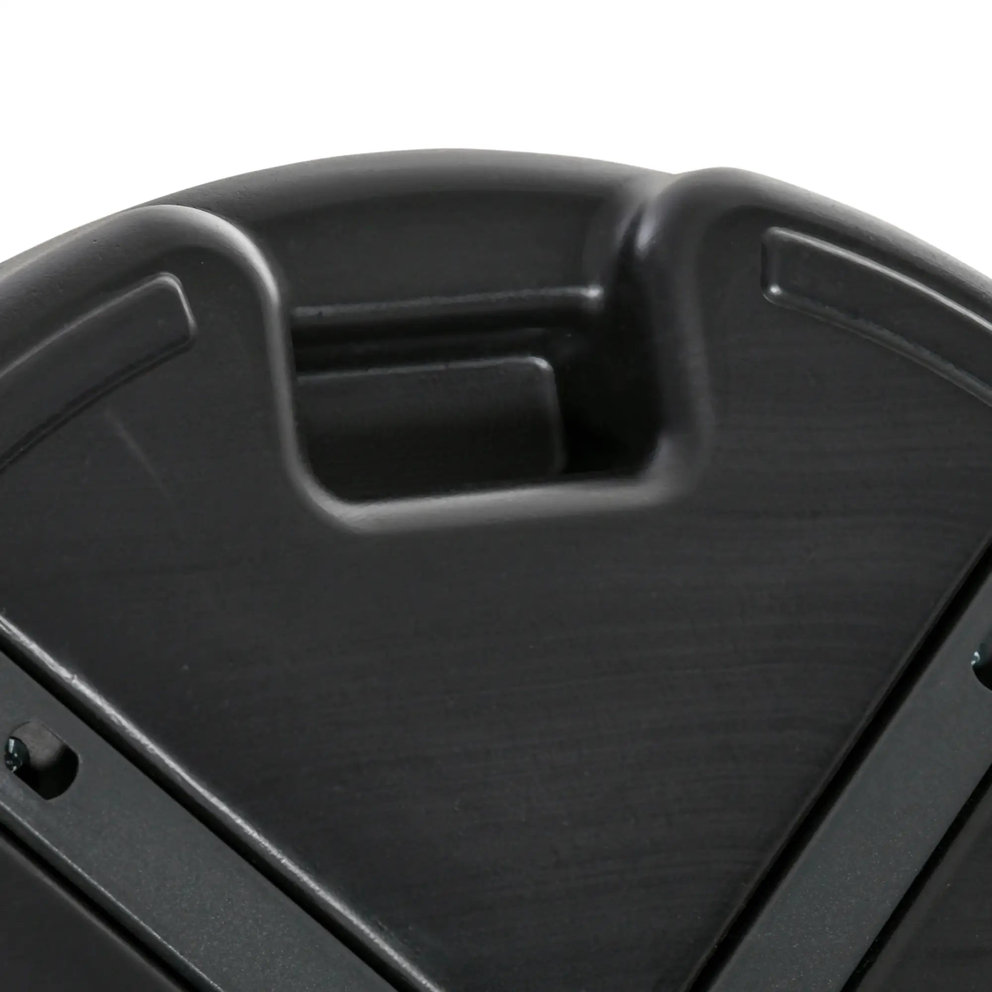 Round Umbrella Base Ø55cm Plastic 30kg for Ø38-48mm Poles, Black - Borge' Group Limited