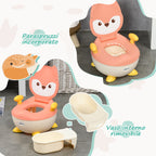 Baby Potty with Backrest, Removable Tub and Armrests, Ages 6 Months-3 Years, Pink