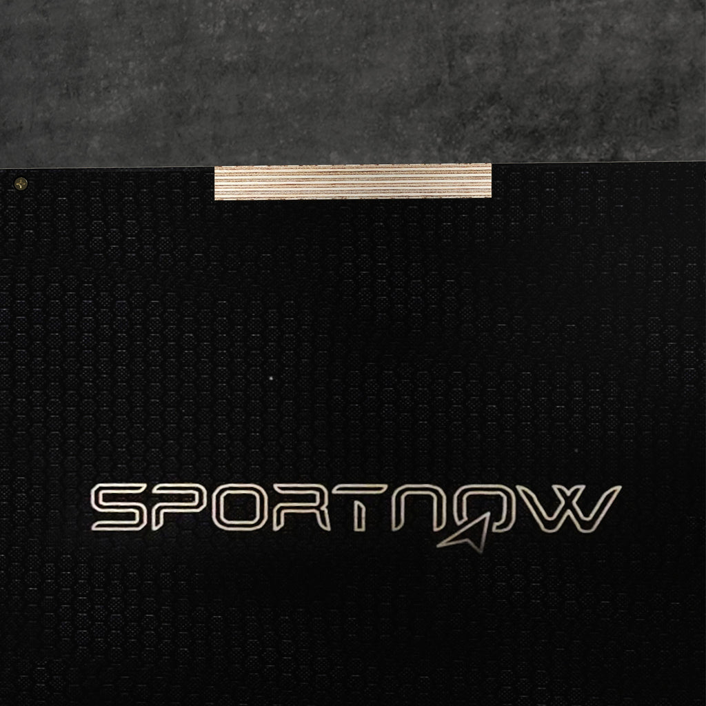 SPORTNOW Plyometric Jump Box at 3 Heights in Non-Slip Wood, 61-51-41cm, Black - Borgè