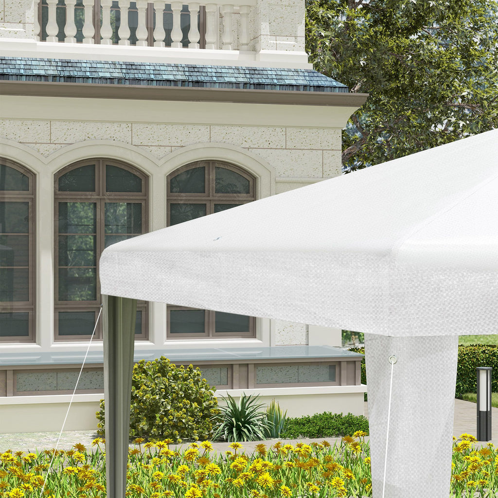 Garden Gazebo 3x3 m Foldable and Portable with Anti-UV Cover, White