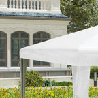 Garden Gazebo 3x3 m Foldable and Portable with Anti-UV Cover, White