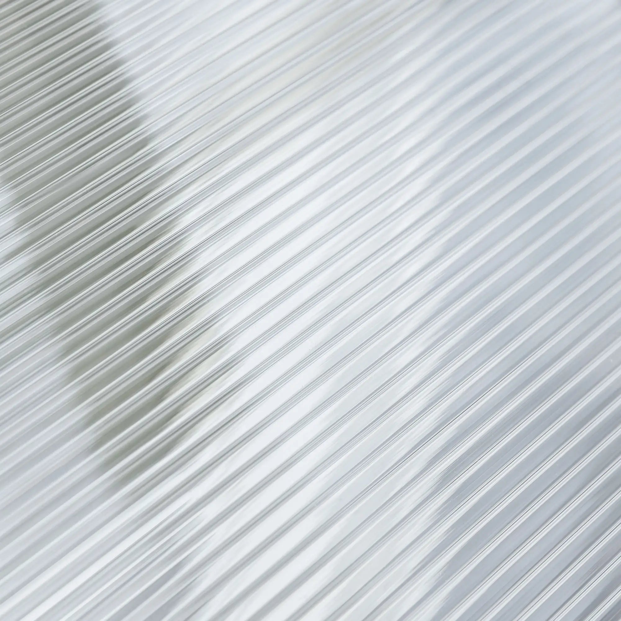 100x80cm Anti-UV Polycarbonate Outdoor Canopy for Doors and Windows - Borge' Group Limited