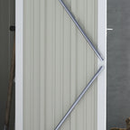 Green Garden Steel Tool Shed 142x84x189cm - Borge' Group Limited