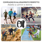 HOMCOM Breathable 5kg Weighted Vest with Storage Pocket and Shoulder Straps, in Oxford fabric, 40x35 cm, Black - Borgè