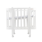 NIKA Convertible Cot – All White - Grows with Your Child from Birth to 5 Years