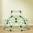 Children's Climbing Game Dome with Beveled Edges, in PP, 182.5x182.5x119 cm, Green and Purple