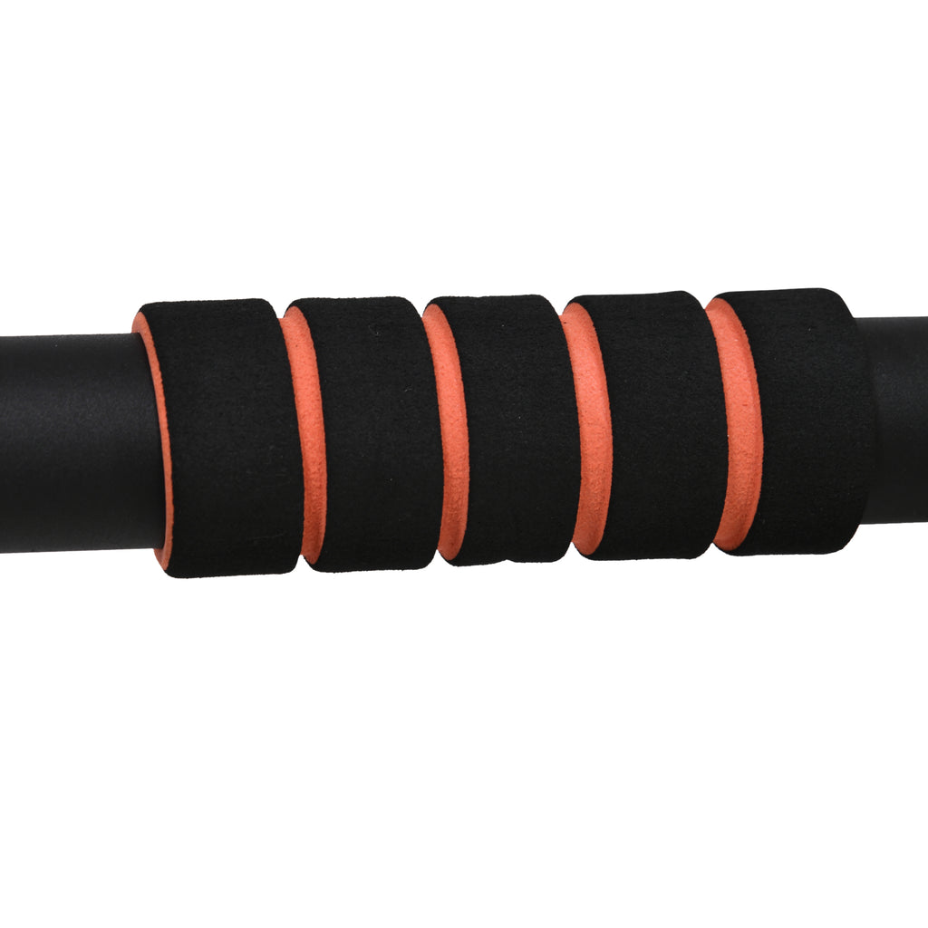 Multifunctional Wall-Mounted Steel Pull-Up Bar, 94x51x18cm, Black