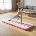 SPORTNOW Inflatable Gymnastics Mat, 3.05m with Electric Pump and Bag