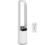 Bladeless Tower Fan, 36dB Quiet, 94cm, White, Bedroom