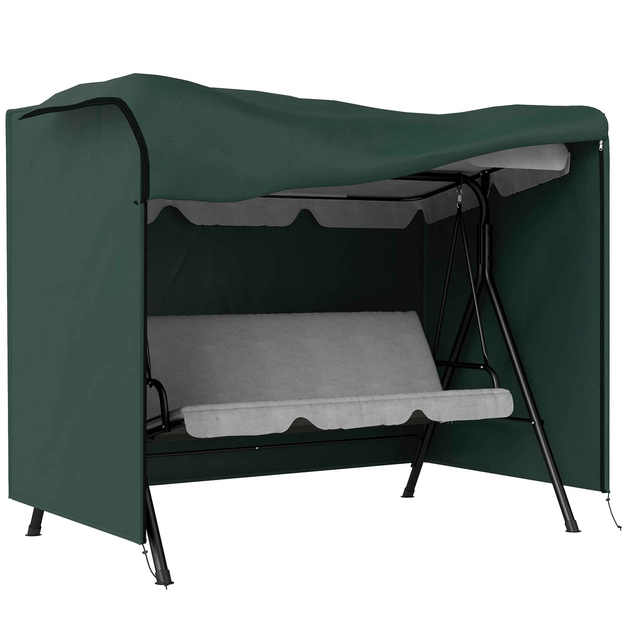 Outsunny Swing Cover Waterproof Oxford Fabric 205x124x164cm