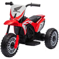 Licensed Honda CRF450RL 3-Wheeled Electric Motorcycle for Kids, Ages 18-36 Months, Red