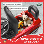 AIYAPLAY Land Rover Licensed Ride-On Toy Car with Horn and Storage Space, 65.5x28x42 cm, Red