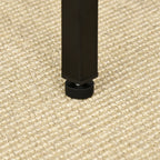 Industrial Style High Table Set with 4 Stools in Metal and Wood, Light Oak