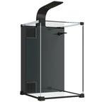 PawHut 36L Aquarium with Integrated Filter, 30 x 30 x 45.5 cm, Black