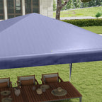 Garden Gazebo 3x3 m Foldable and Portable with Anti-UV Cover, Blue