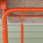 AIYAPLAY Children's Swing, 2-Seater Garden Swing, 112x75x120cm, Orange