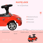 Kids Ride-On Toy Car with Steering Wheel, Headlights and Music, Age 18-36 Months, Red