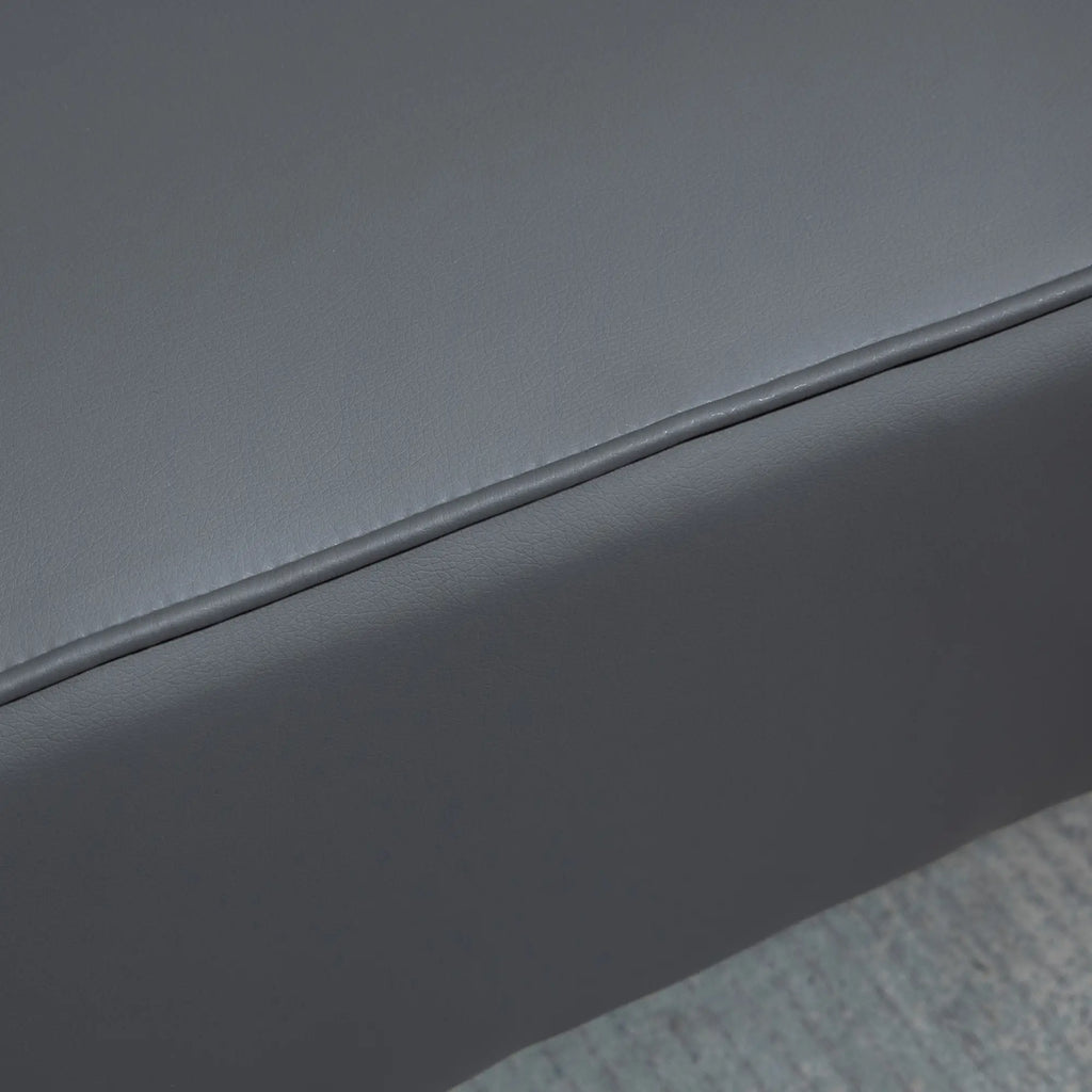 2 Seater Sofa Convertible to Single Sofa Bed with Adjustable Armrests, 164x71x75cm