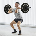 Set of 2 10kg Rubber Weight Discs with 2"/5 cm Hole for Dumbbells and Barbells, Black