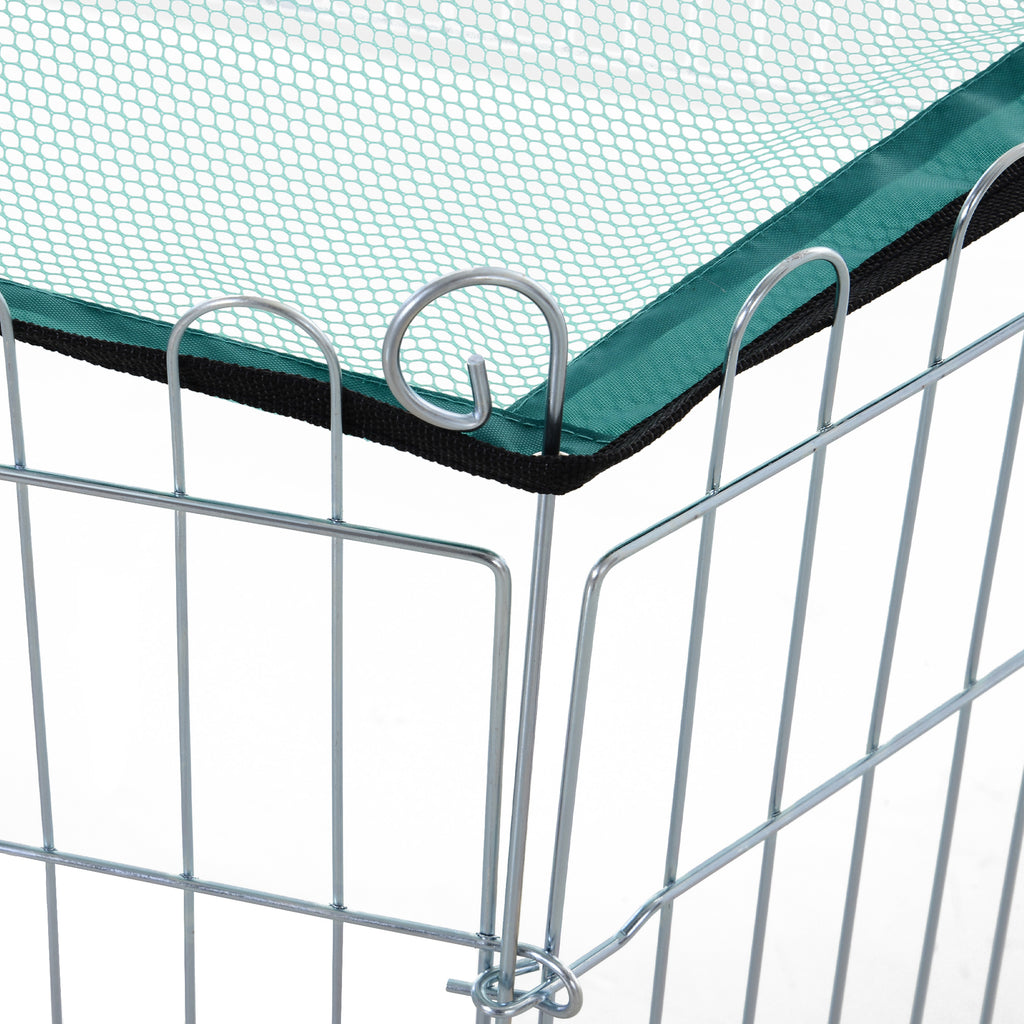 Folding Wire Playpen for Dogs and Puppies Ø120x60 cm with Waterproof Polyester Cover
