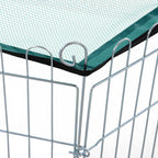 Folding Wire Playpen for Dogs and Puppies Ø120x60 cm with Waterproof Polyester Cover
