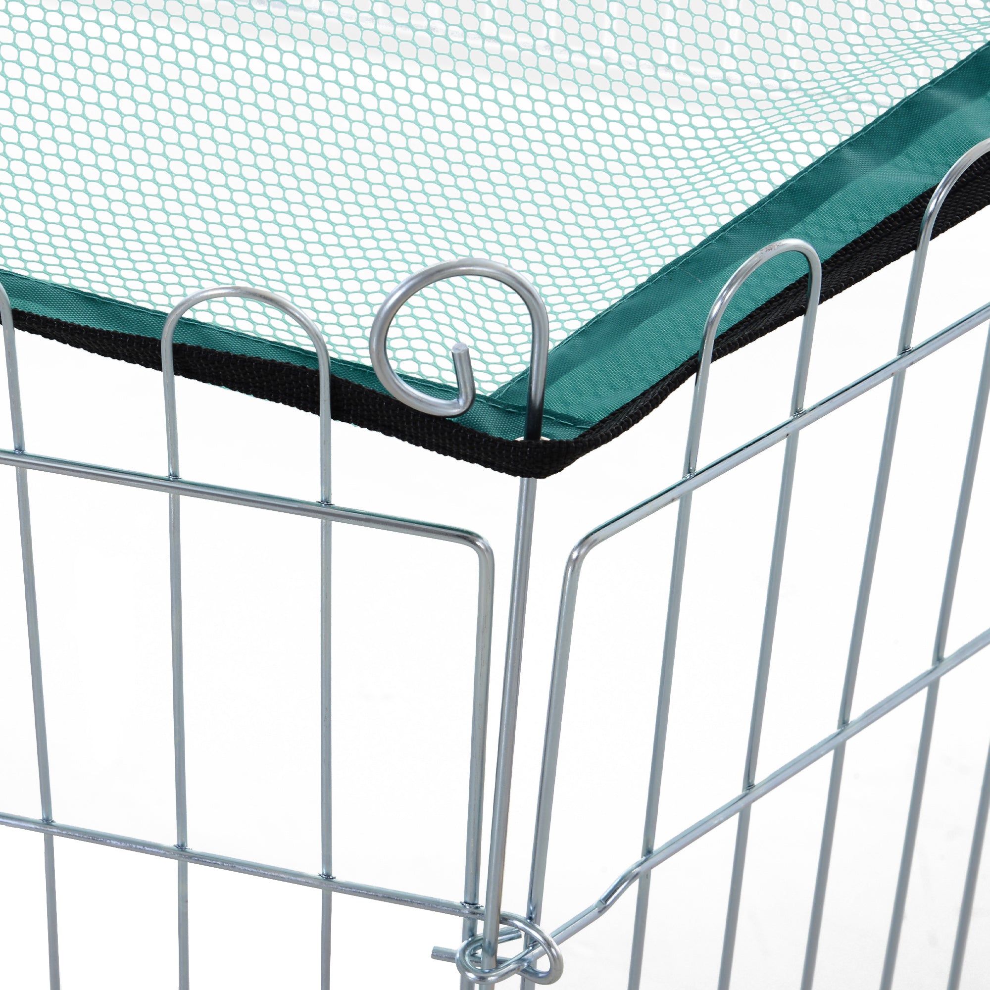 Folding Wire Playpen for Dogs and Puppies Ø120x60 cm with Waterproof Polyester Cover