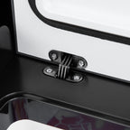 35L 12-Volt Electric Portable Refrigerator with Handle and LCD Screen, 63.2x42x42.8 cm, Grey