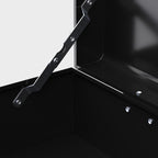 Tool Box with 6 Drawers in Steel with Lock, 60x26x34cm, Black and Red