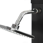 Outsunny 40L Solar Garden Shower with 60°C Temperature, Rotating Shower Head and Foot Tap, Black