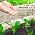 50x2m Breathable and Anti-UV Polypropylene Black Mulch Sheet