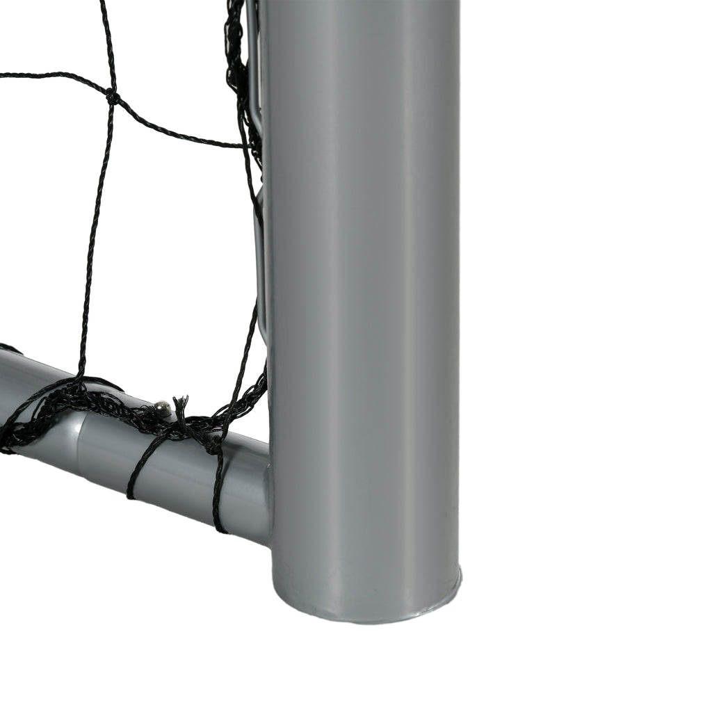 SPORTNOW GRAY FOOTBALL DRAW 240x85x160 cm with screws and pickets included, in PE and metal - Borgè