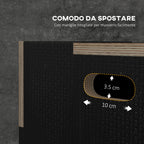 3-Height Plyometric Jump Box in Non-Slip Wood, 76-61-51cm, Black