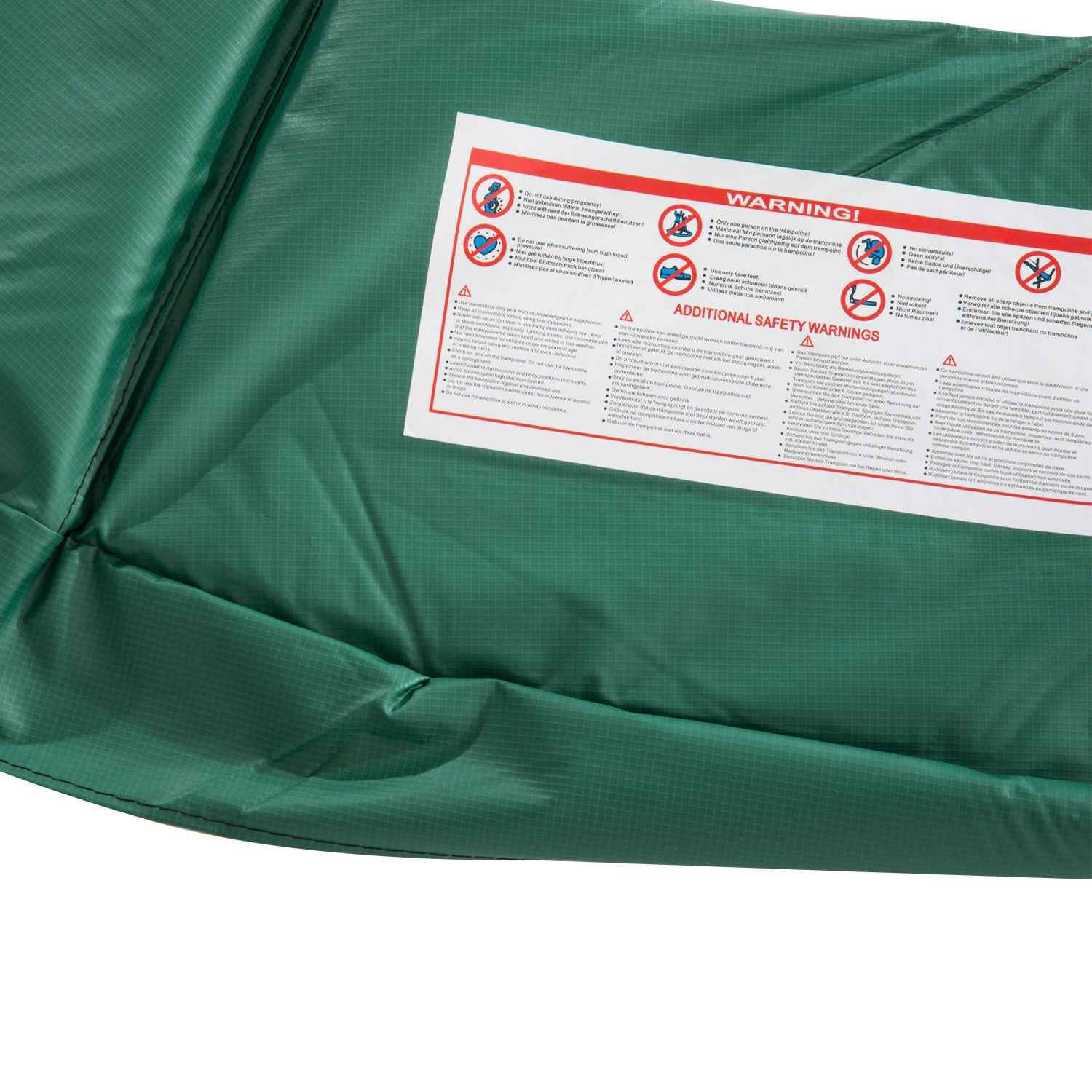 Homcom Trampoline Protective Cover, Green, Ø305cm
