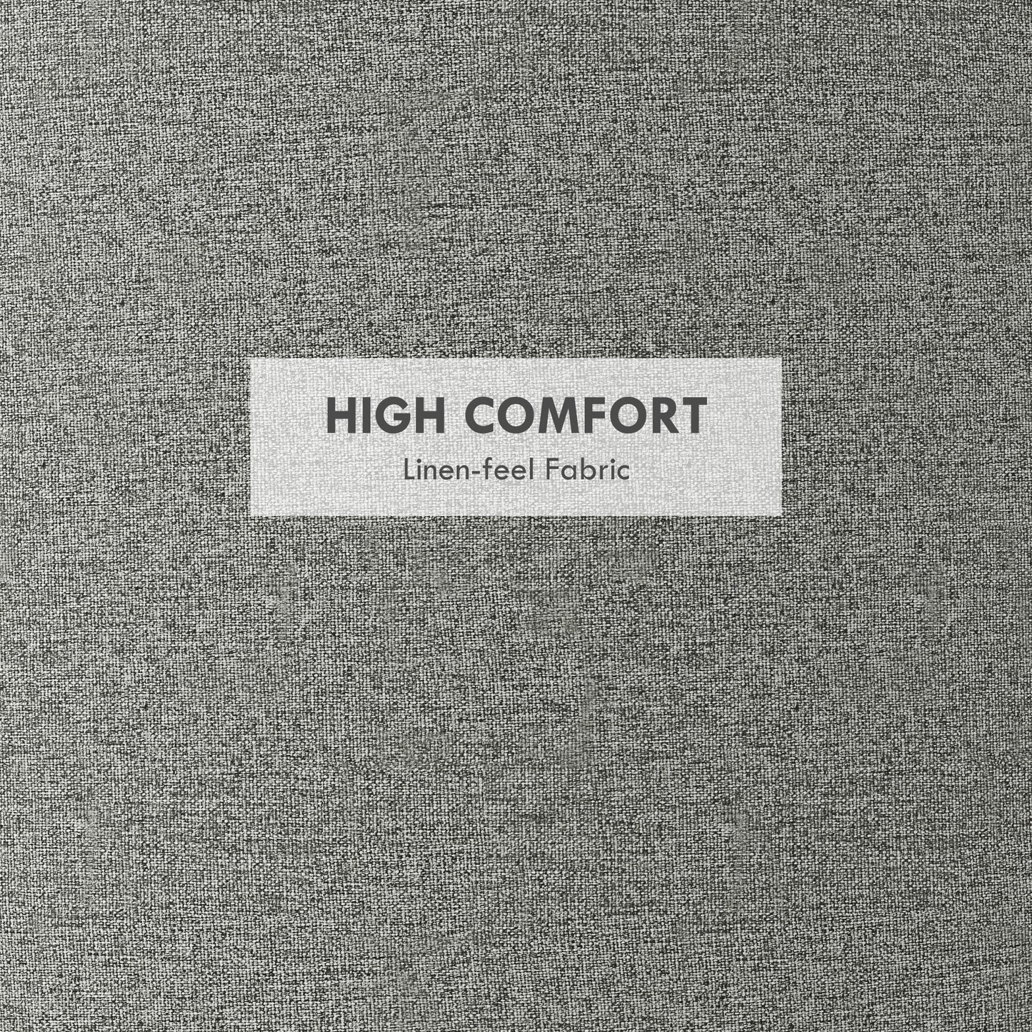 Homcom pouf 120 kg Max Linian effect container with limelight, in MDF, 56x56x42 cm, gray