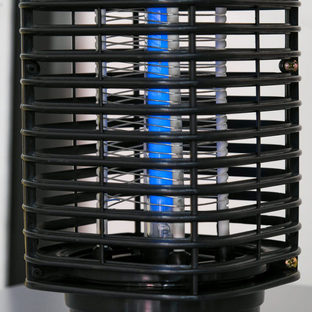 Mosquito Killer Lamp with UV Light for Indoor and Outdoor Use, 11x11x26 cm, Black