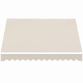Outsunny Replacement Canopy for Retractable Awning, UV 50+ Polyester, 3.5x2.5 m, Cream