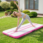Inflatable Gymnastics Mat 2.05m with Electric Pump and Carry Bag