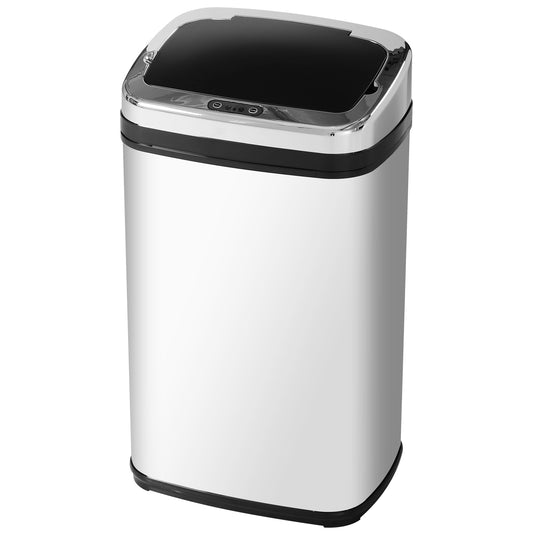 Elegant stainless steel waste bin with electronic opening sensor 30L