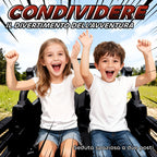 Electric Ride-On Toy Car for Children 3-8 Years, 24V, 2 Seats, Dual Motor, Remote Control and Soft Start, Orange