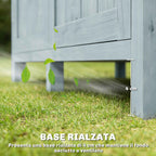 Outsunny Outdoor Storage Cabinet, Tool Shed with 2 Shelves