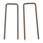 Outsunny extensible fence self-supporting steel and aluminum, width 52-405 cm, dark brown - Borgè