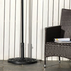 Garden Umbrella Base with 35mm / 38mm / 48mm Pole Cement Φ50x32x32cm - Borge' Group Limited
